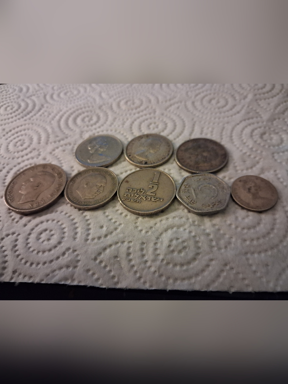 Vintage Foreign Coin Currency Bundle